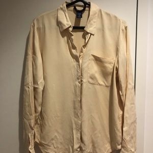 Land's End Cream Button Down